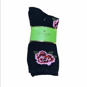 Kate spade NY 3 pair socks